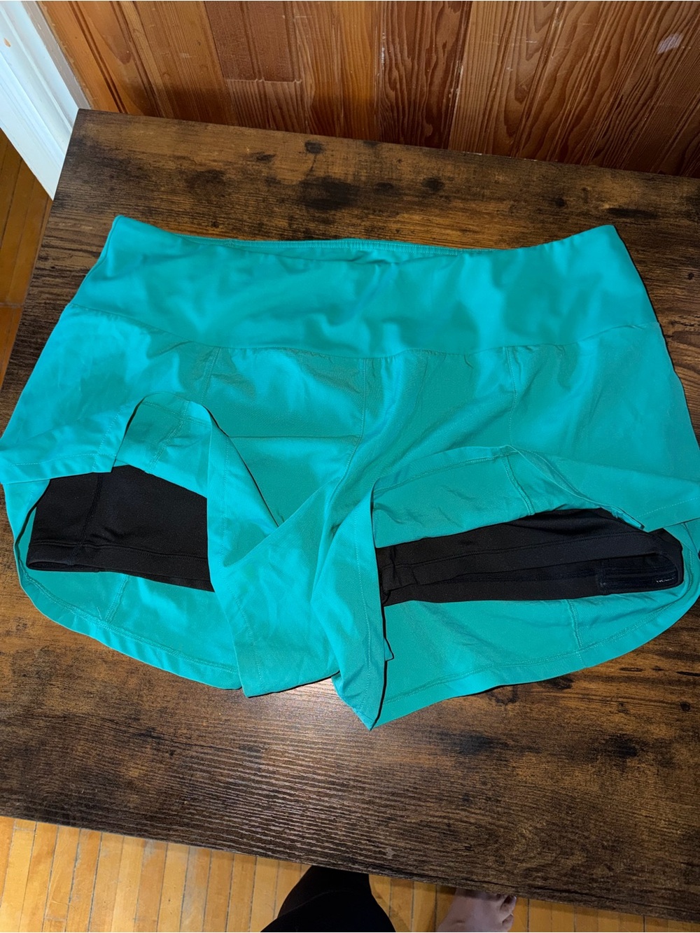 Constantly Varied Gear Teal Athletic Shorts with Black Liner